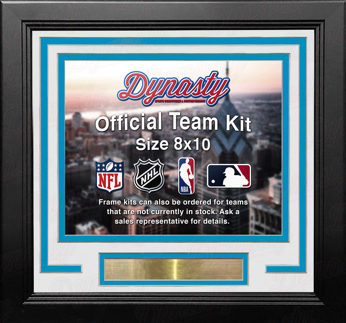 Denver Nuggets Throwback Custom NBA Basketball 8x10 Picture Frame Kit (Multiple Colors) 3