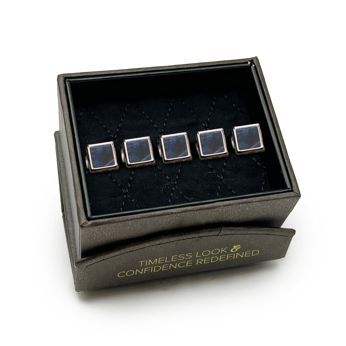 Silver and Sodalite JFK Presidential Studs 5