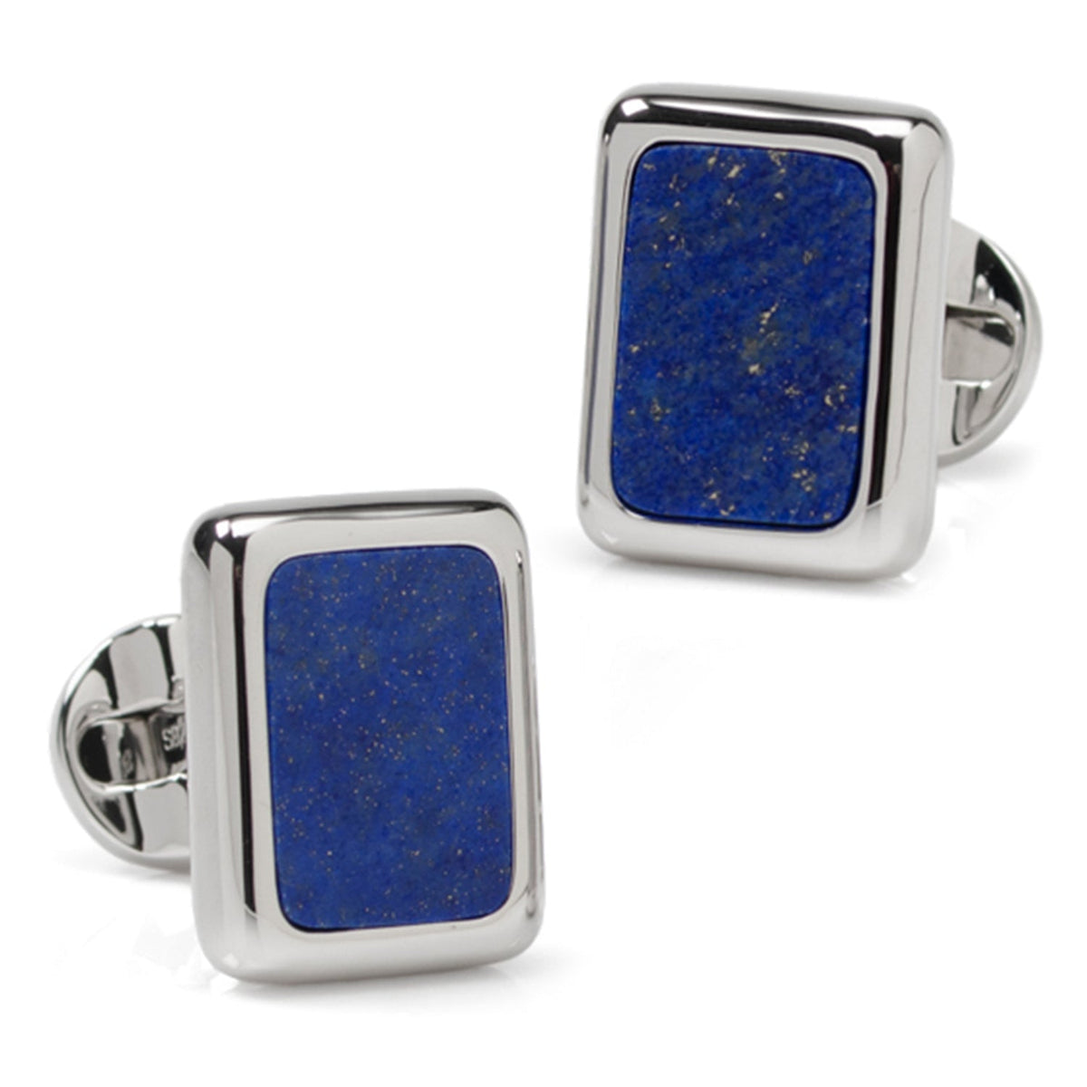 Sterling Silver and Lapis JFK Presidential Cufflinks 1