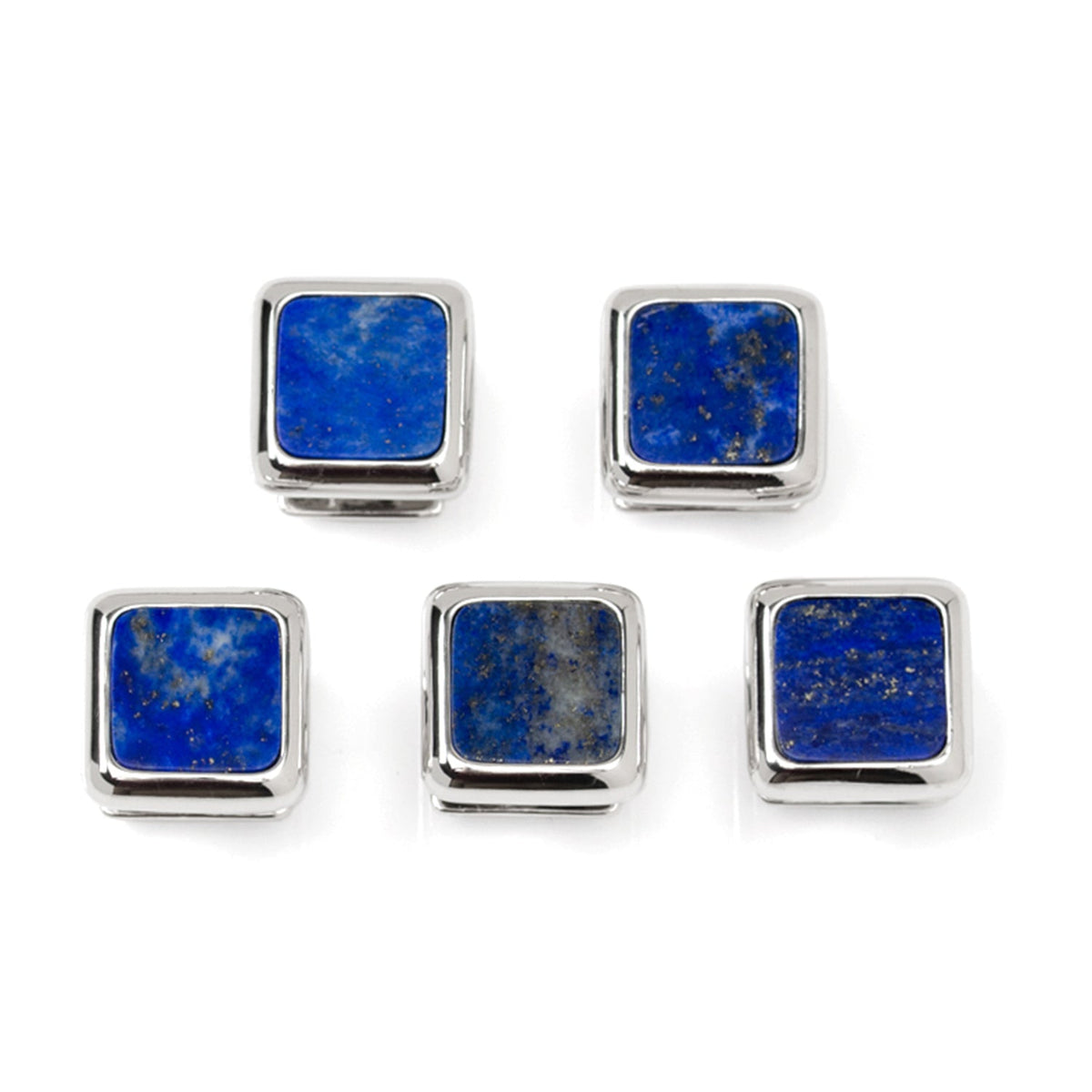 Sterling Silver and Lapis JFK Presidential Studs 1