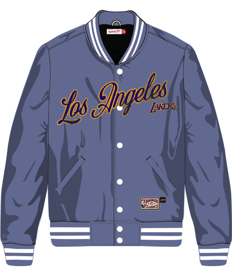 Los Angeles Lakers - Oversized Varsity Jacket 1