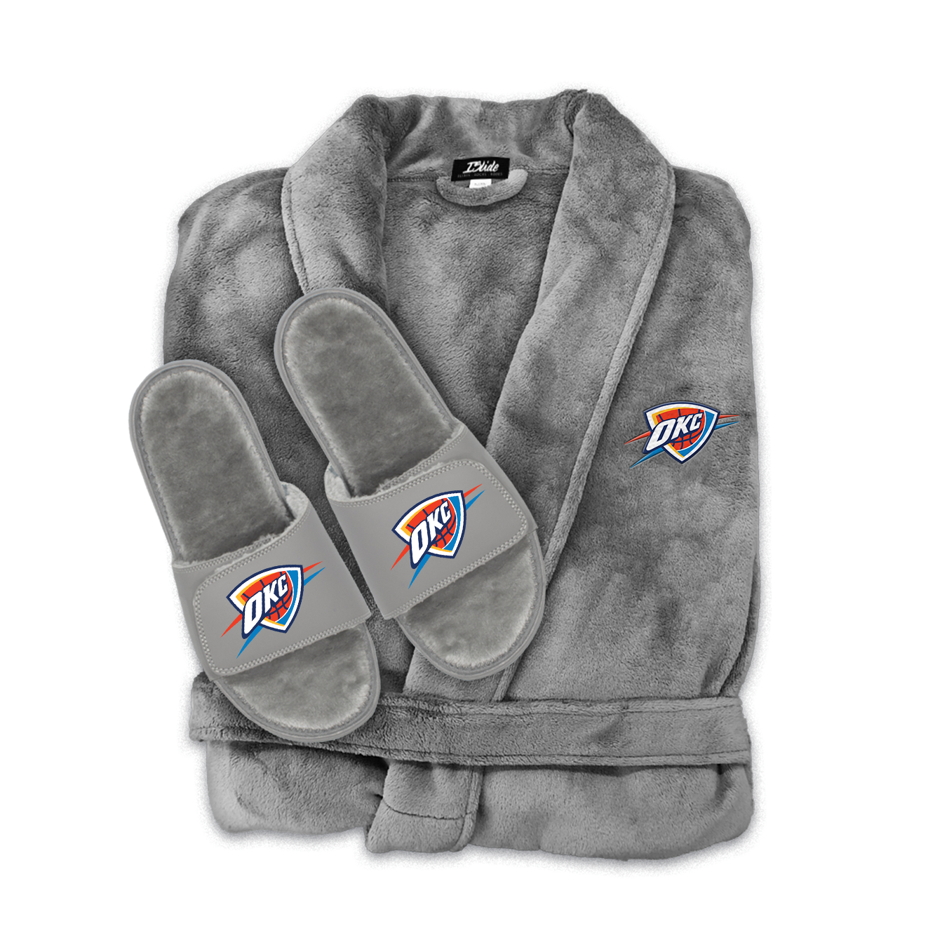 Oklahoma City Thunder Boss Robe Slide Bundle 1
