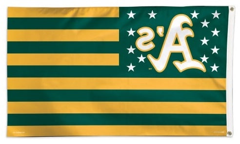 Oakland Athletics Flag 3x5 Americana Stars and Stripes 2