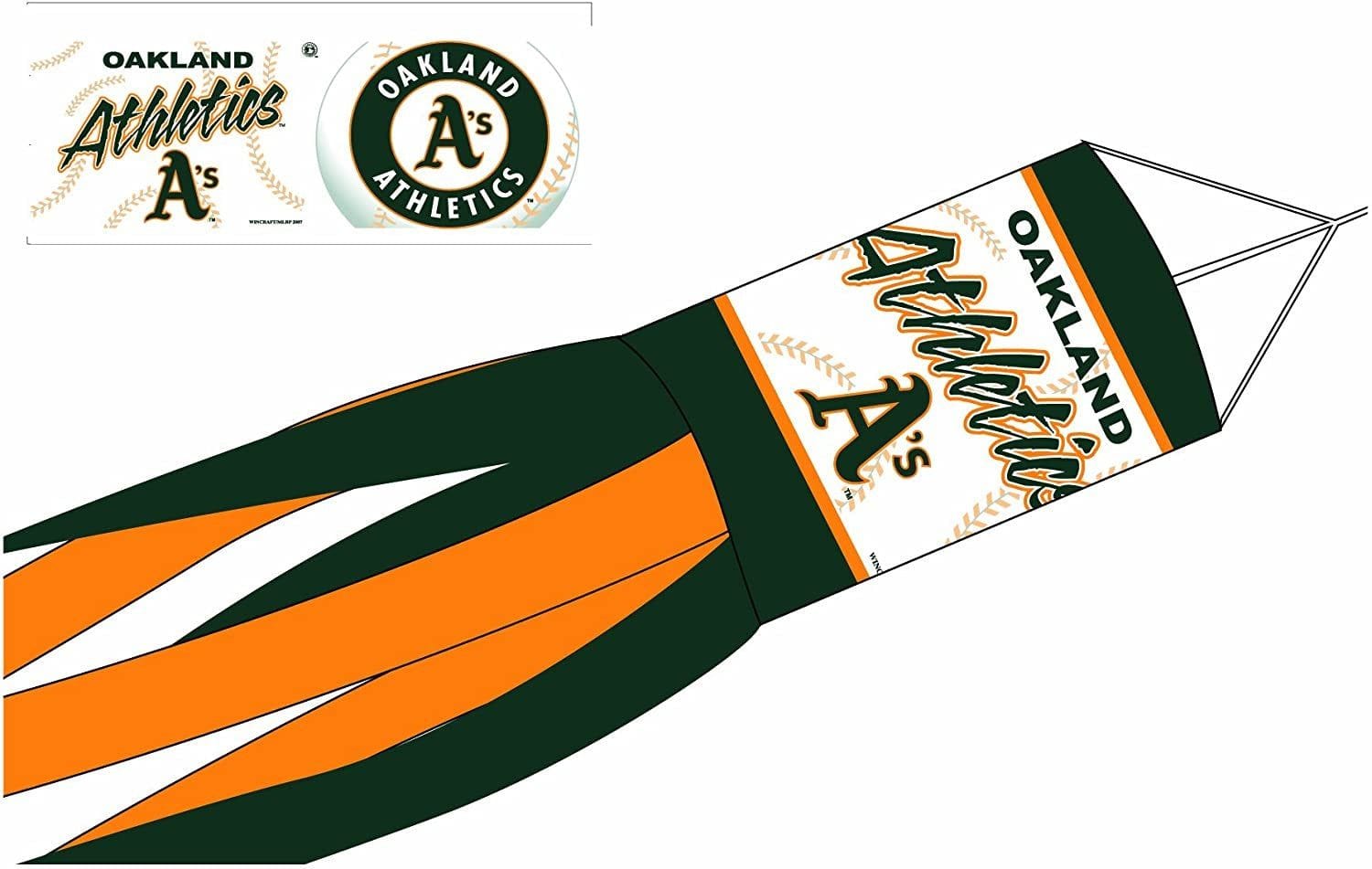 Oakland Athletics Windsock 57 Inches Long 1