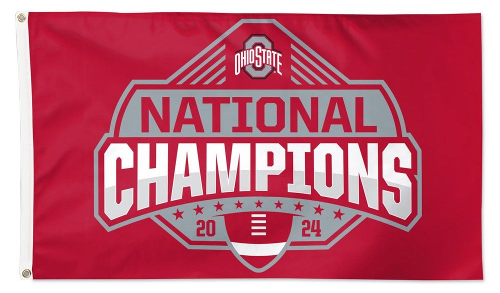 Ohio State 2024 Football Champions Flag 3x5