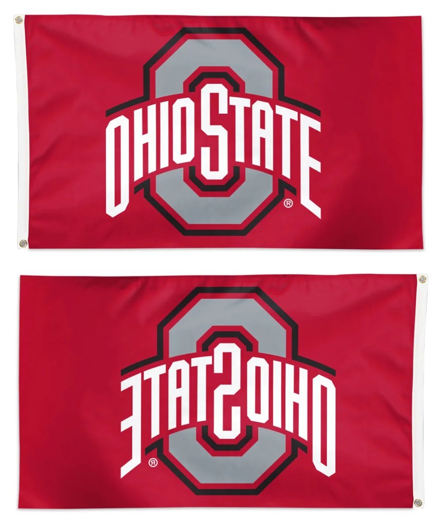 Ohio State Buckeyes Flag 3x5 Logo