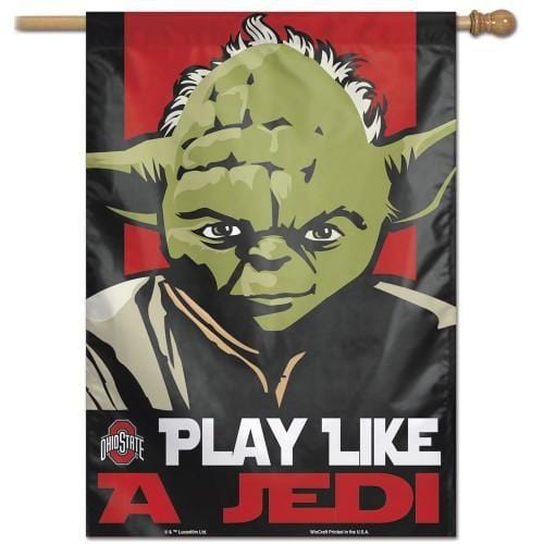 Ohio State Buckeyes Flag Star Wars Play Like A Jedi