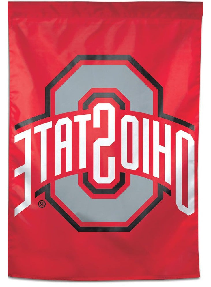 Ohio State Buckeyes Flag Vertical House Banner
