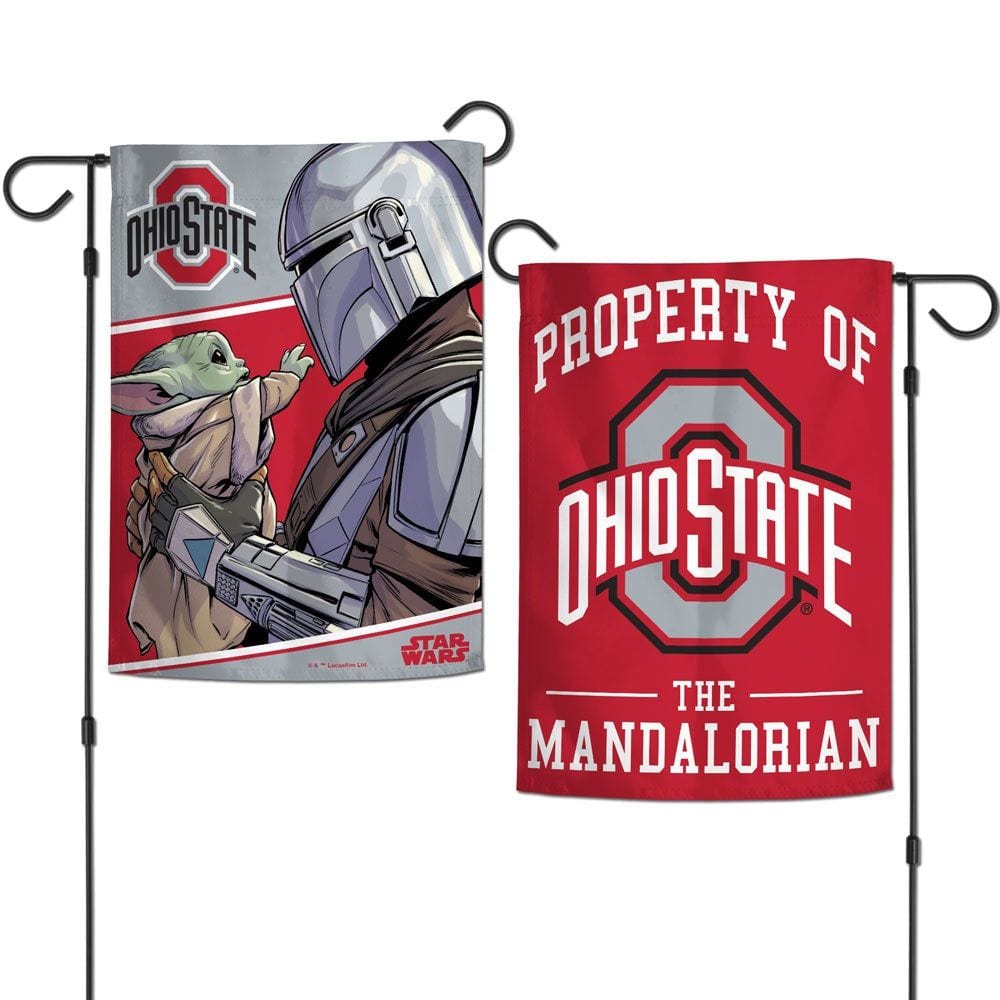 Ohio State Buckeyes Garden Flag 2 Sided The Mandalorian