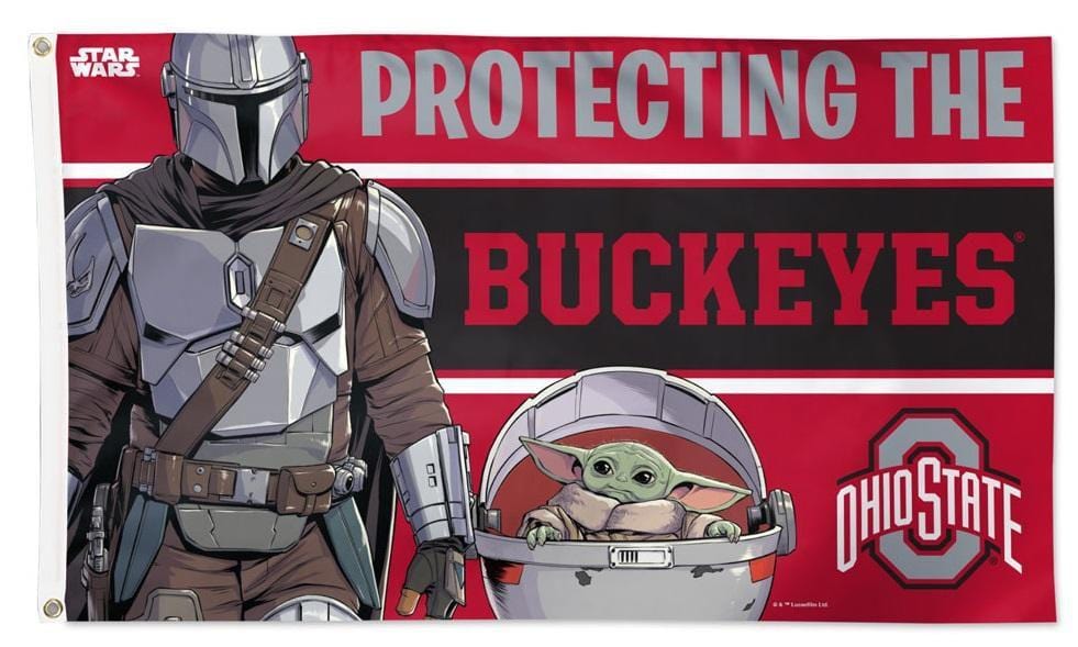 Ohio State Flag 3x5 Mandalorian Star Wars