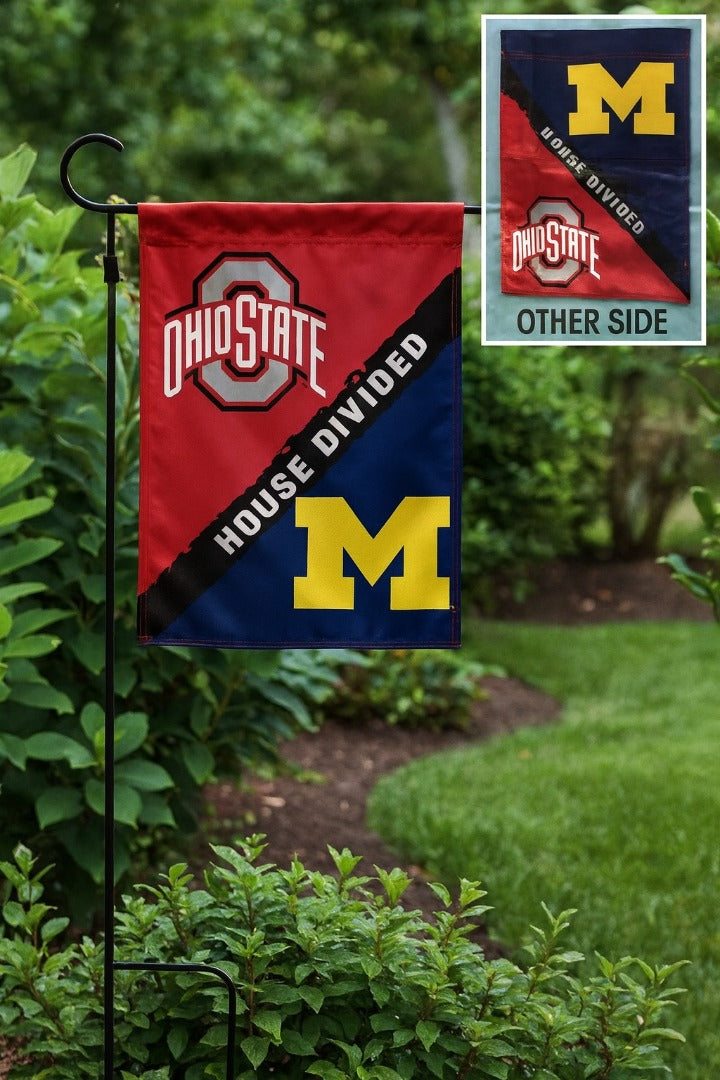 Ohio State - Michigan House Divided 2 Sided