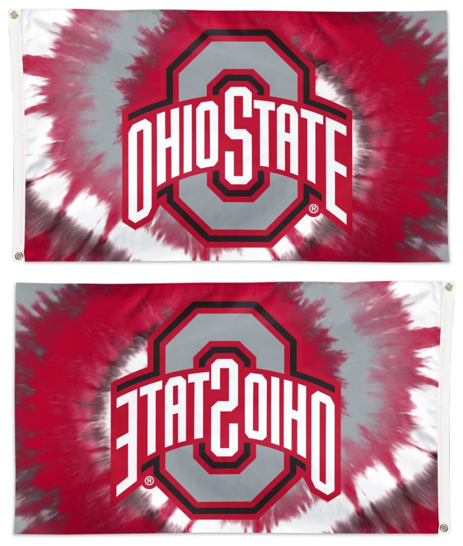 Ohio State Tie Dye 3x5 Flag