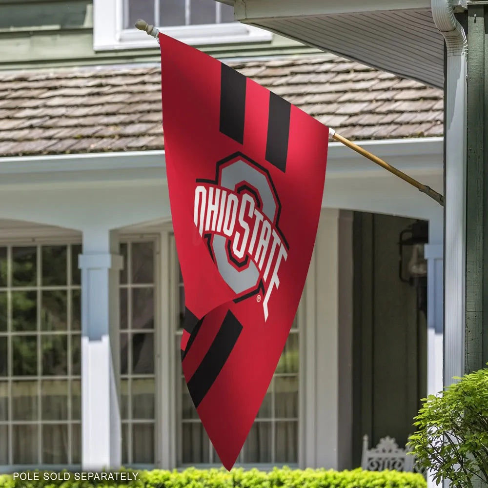 Ohio State Vertical Stripe Banner