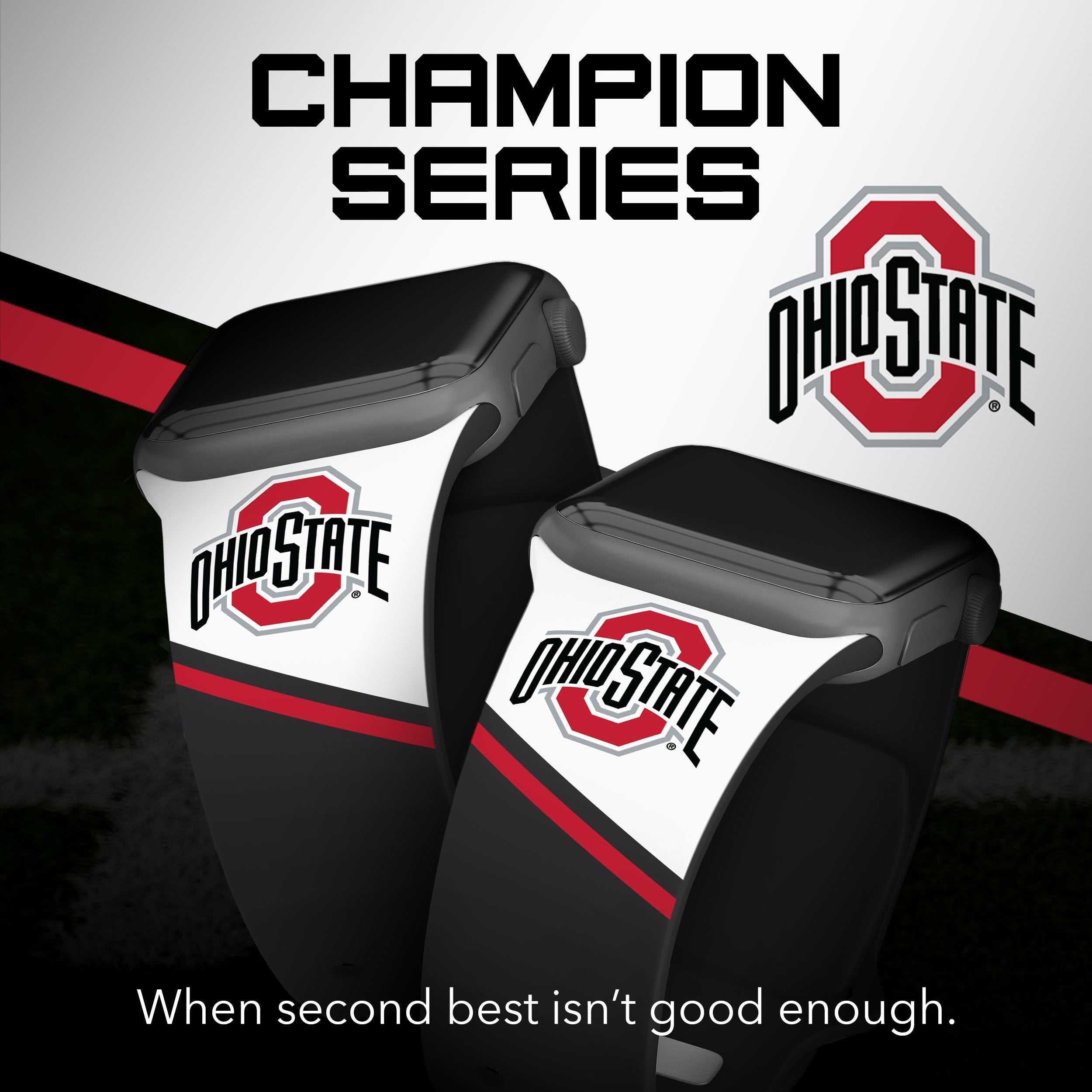 Ohio State Buckeyes HD Apple Watch Band 17