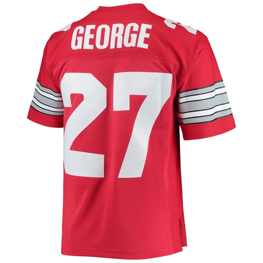Ohio State Buckeyes - NCAA 1995 Eddie George Authentic Throwback Legacy Jersey 3