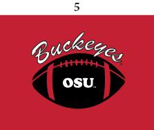 Ohio State Toddler Short Sleeve T Shirt Print