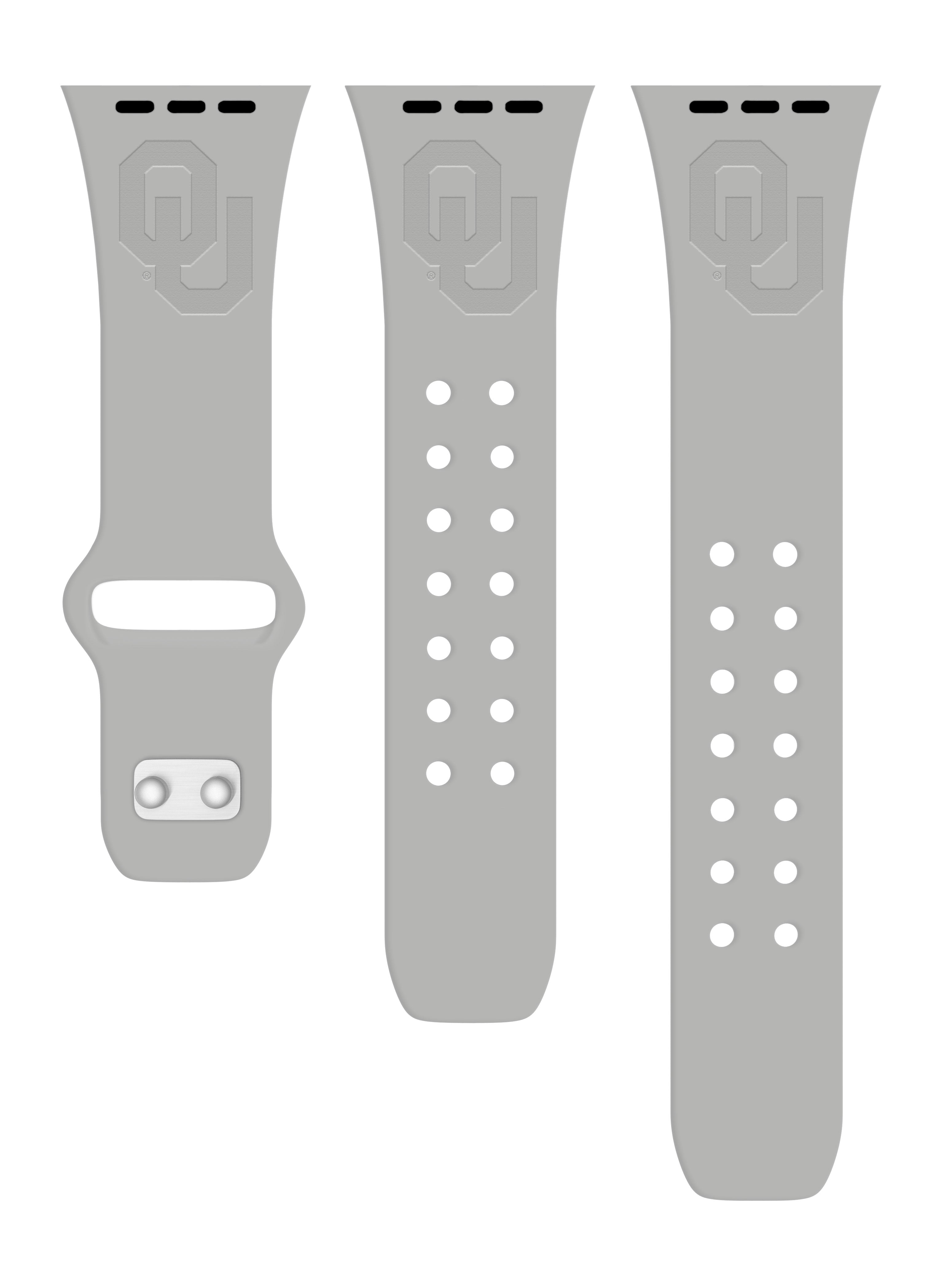 Oklahoma Sooners Engraved Apple Watch Band 19