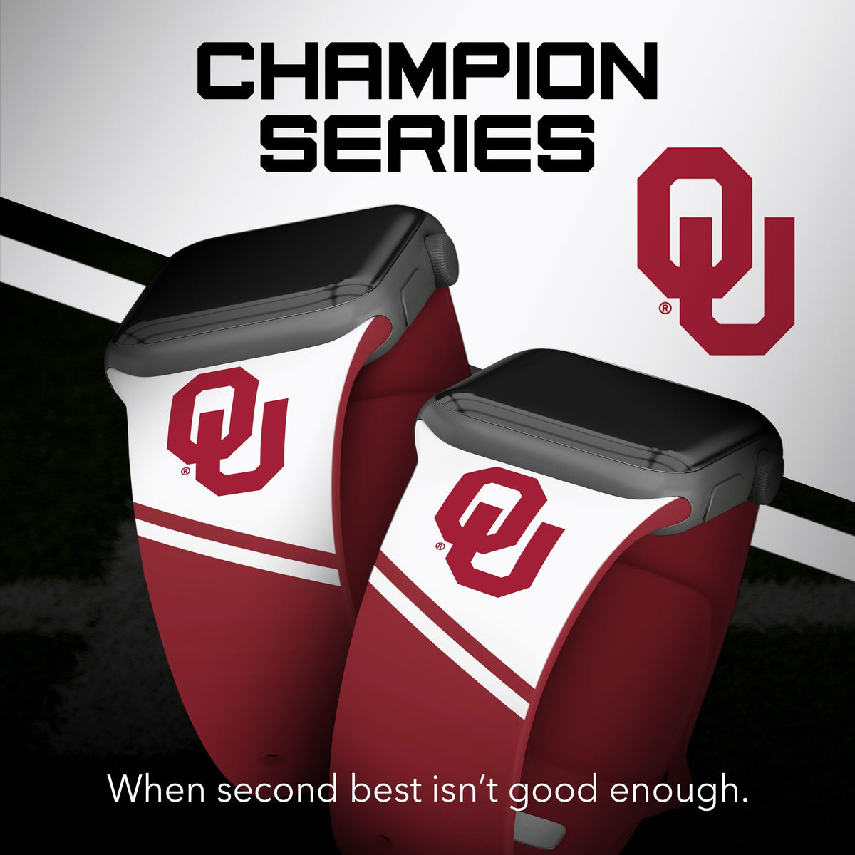Oklahoma Sooners HD Apple Watch Band | Affinity Bands 18