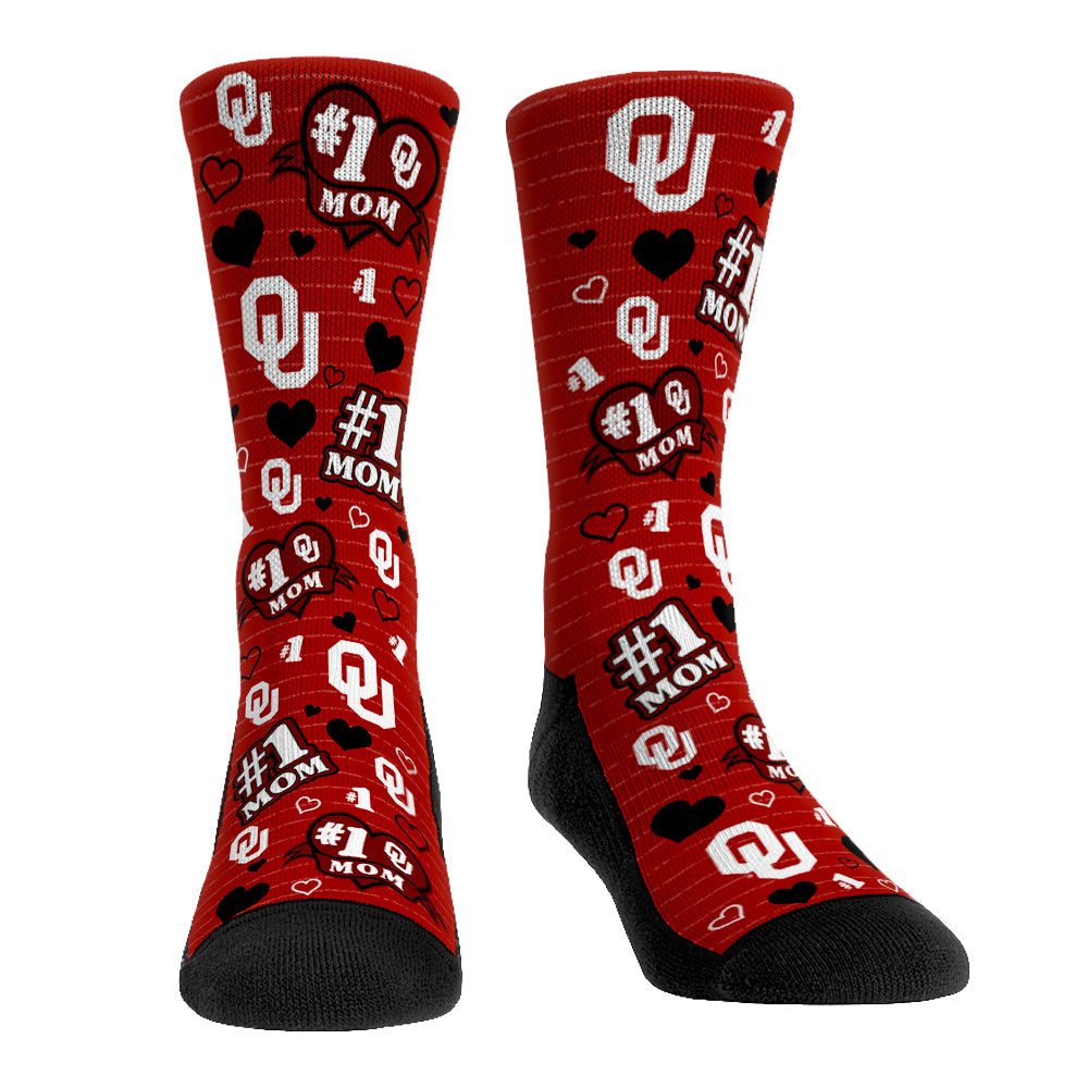 Oklahoma Sooners - #1 Mom | Rock 'Em Socks