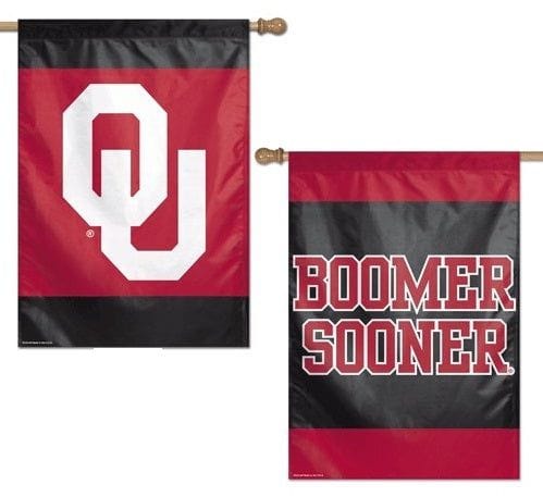 Oklahoma Sooners Banner 2 Sided Boomer Sooner