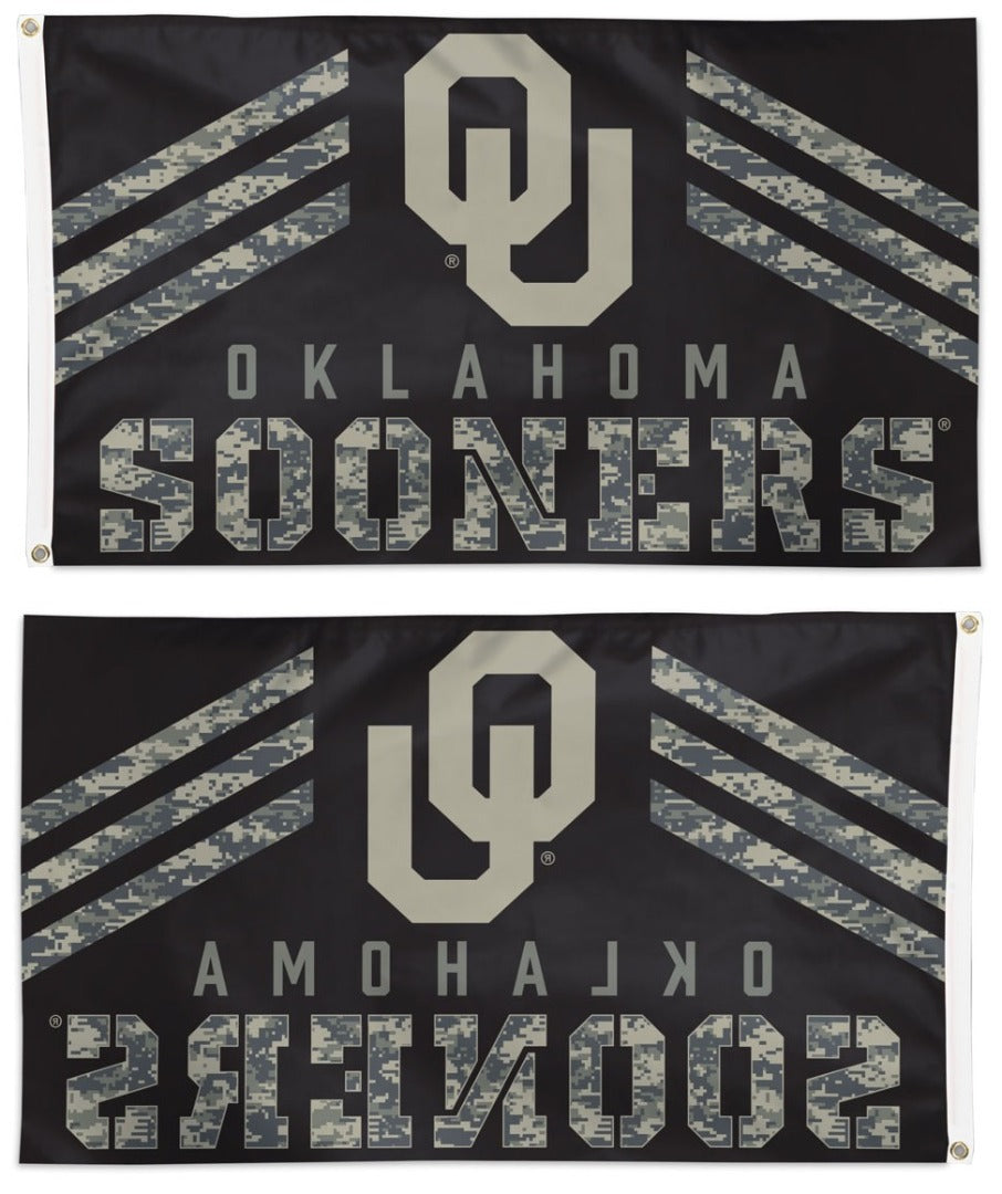 Oklahoma Sooners Flag 3x5 Military Appreciation