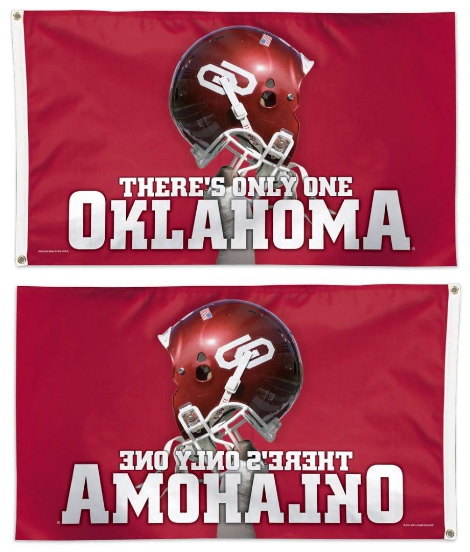 Oklahoma Sooners Flag 3x5 There's Only One Oklahoma