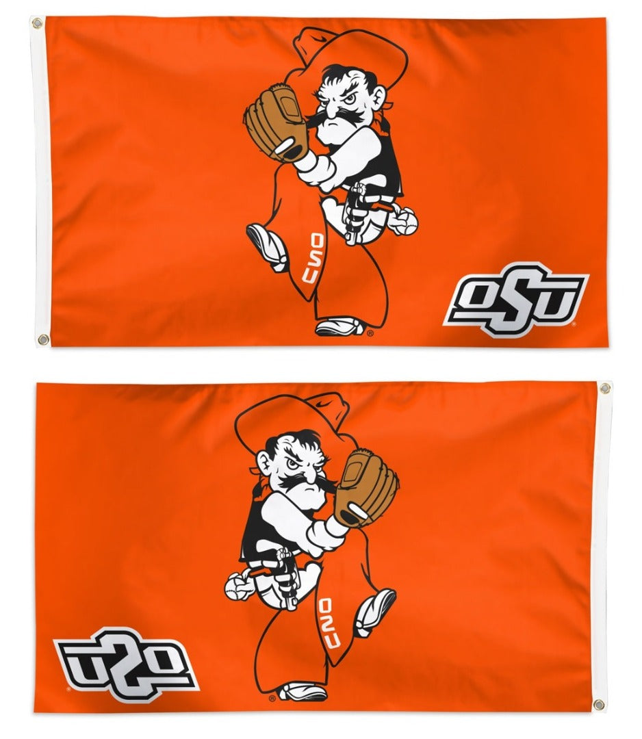 Oklahoma State Cowboys Flag 3x5 Baseball