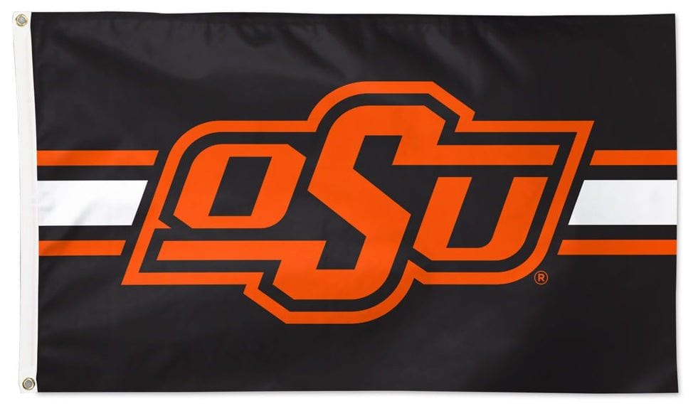 Oklahoma State University Flag 3x5 Horizontal Stripe