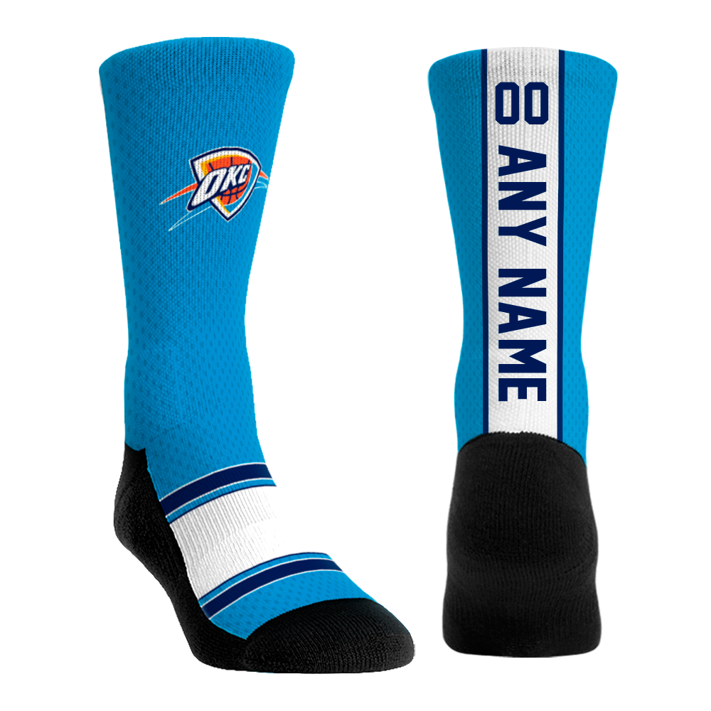 Oklahoma City Thunder - Custom Jersey | Rock 'Em Socks 1