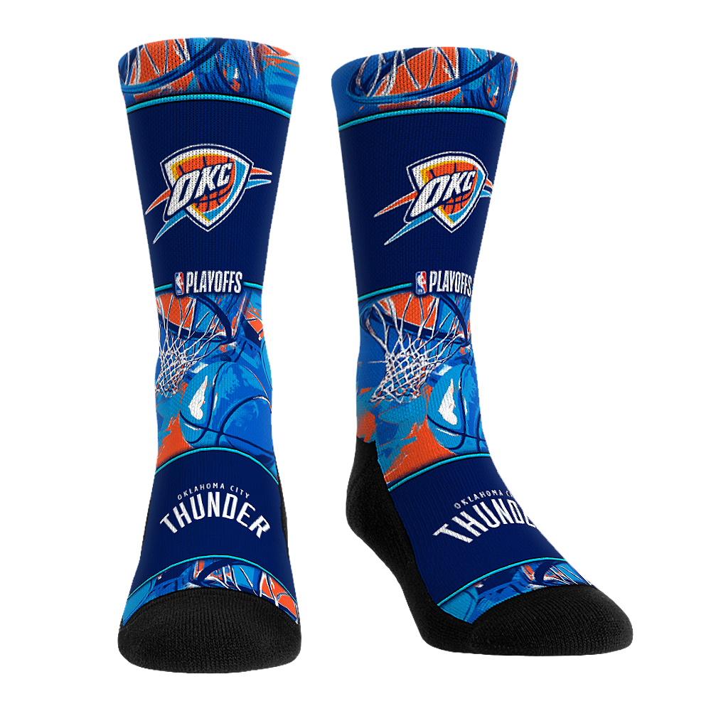 Oklahoma City Thunder - 2025 Playoff Slogan | Rock 'Em Socks 1