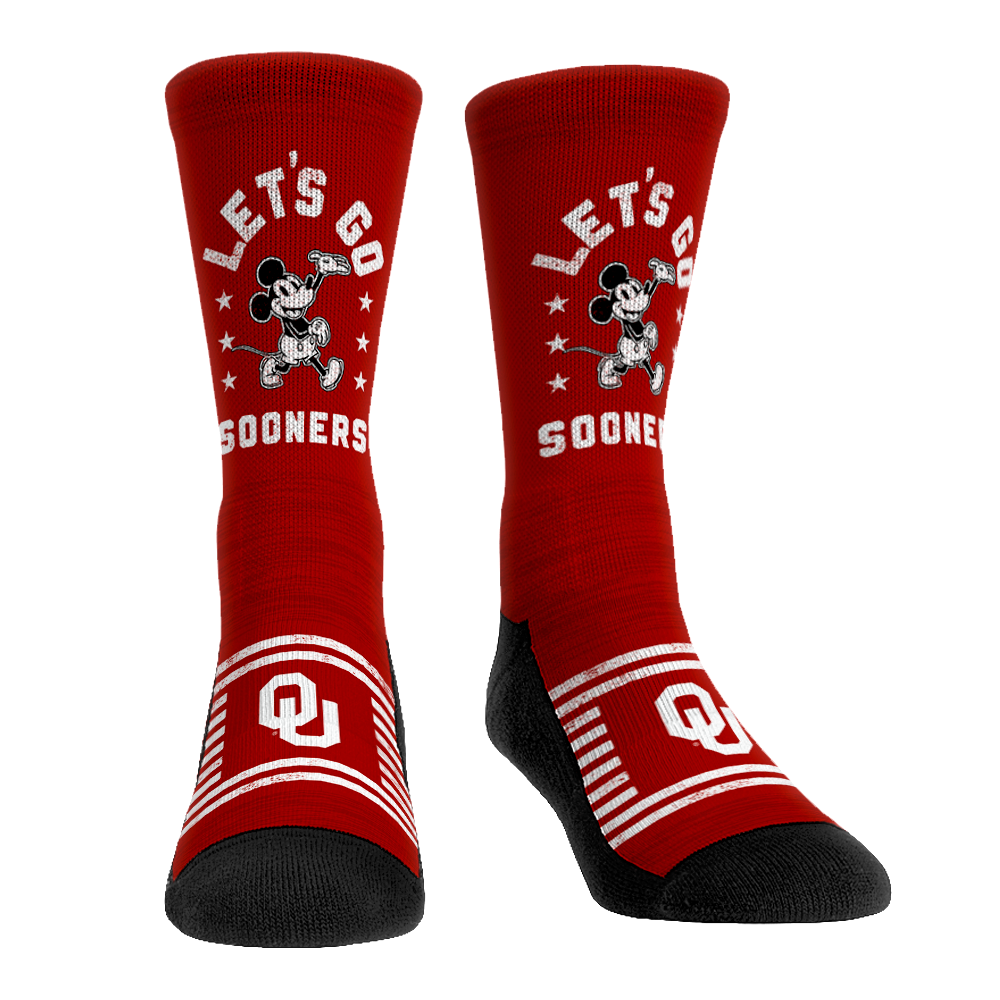 Oklahoma Sooners - Disney  - Let’s Go! | Rock 'Em Socks