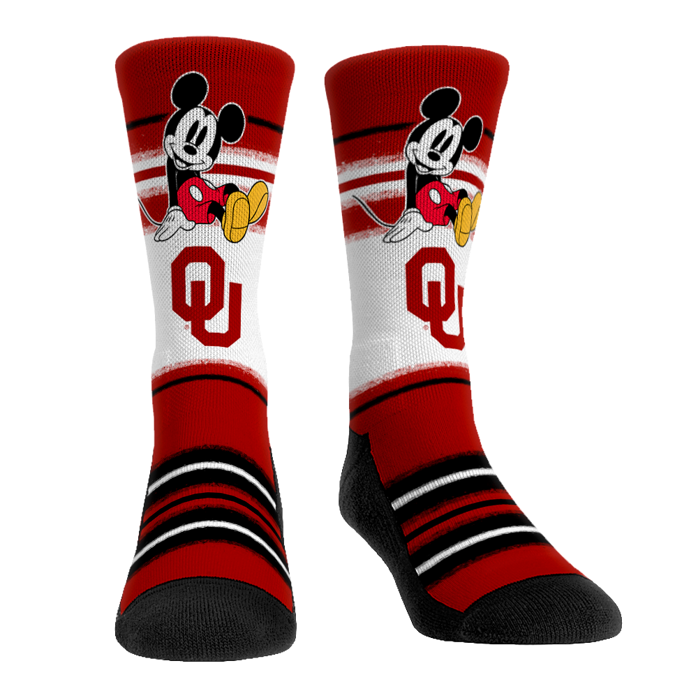 Oklahoma Sooners - Disney  - Sit Stripe | Rock 'Em Socks