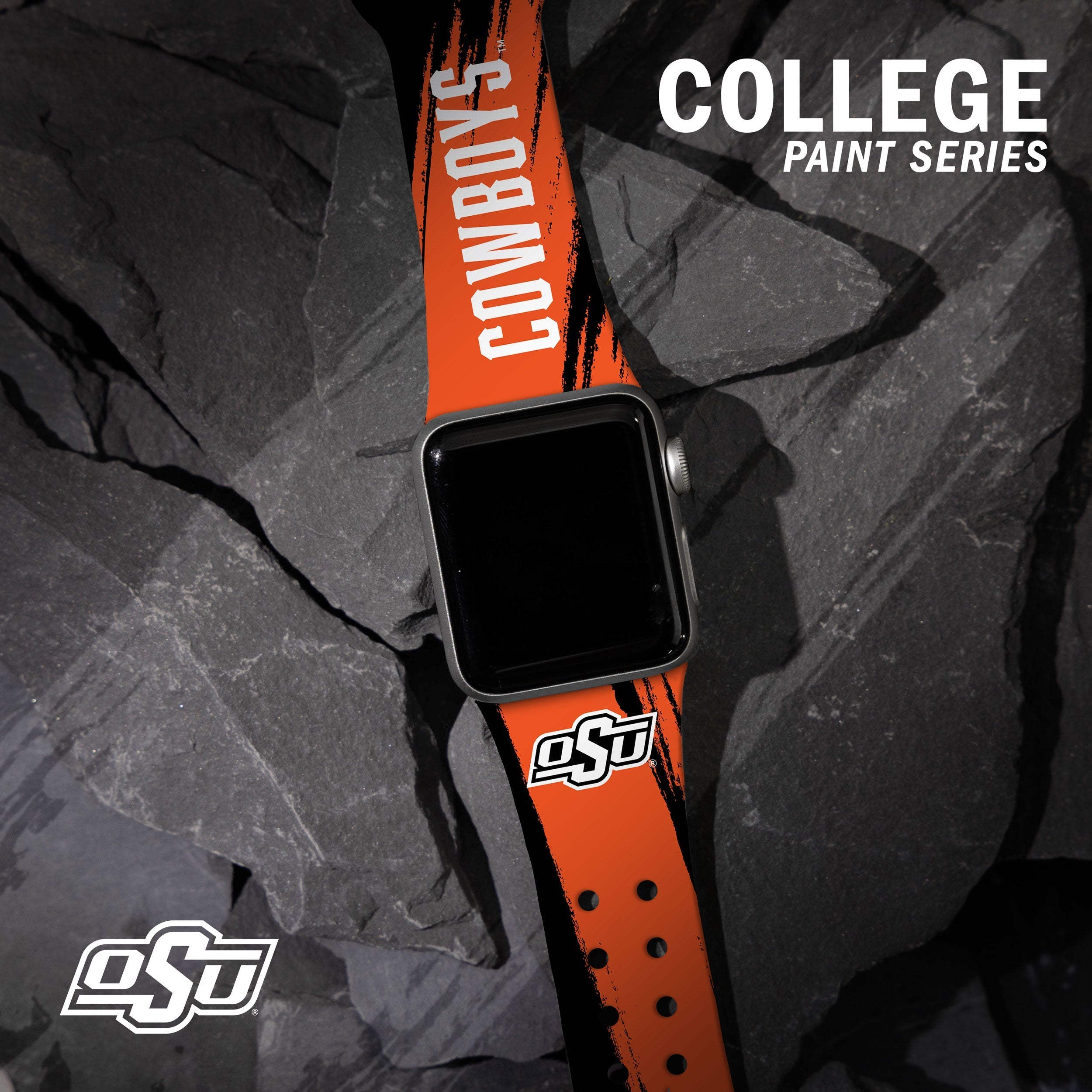 Oklahoma State Cowboys HD Apple Watch Band 27