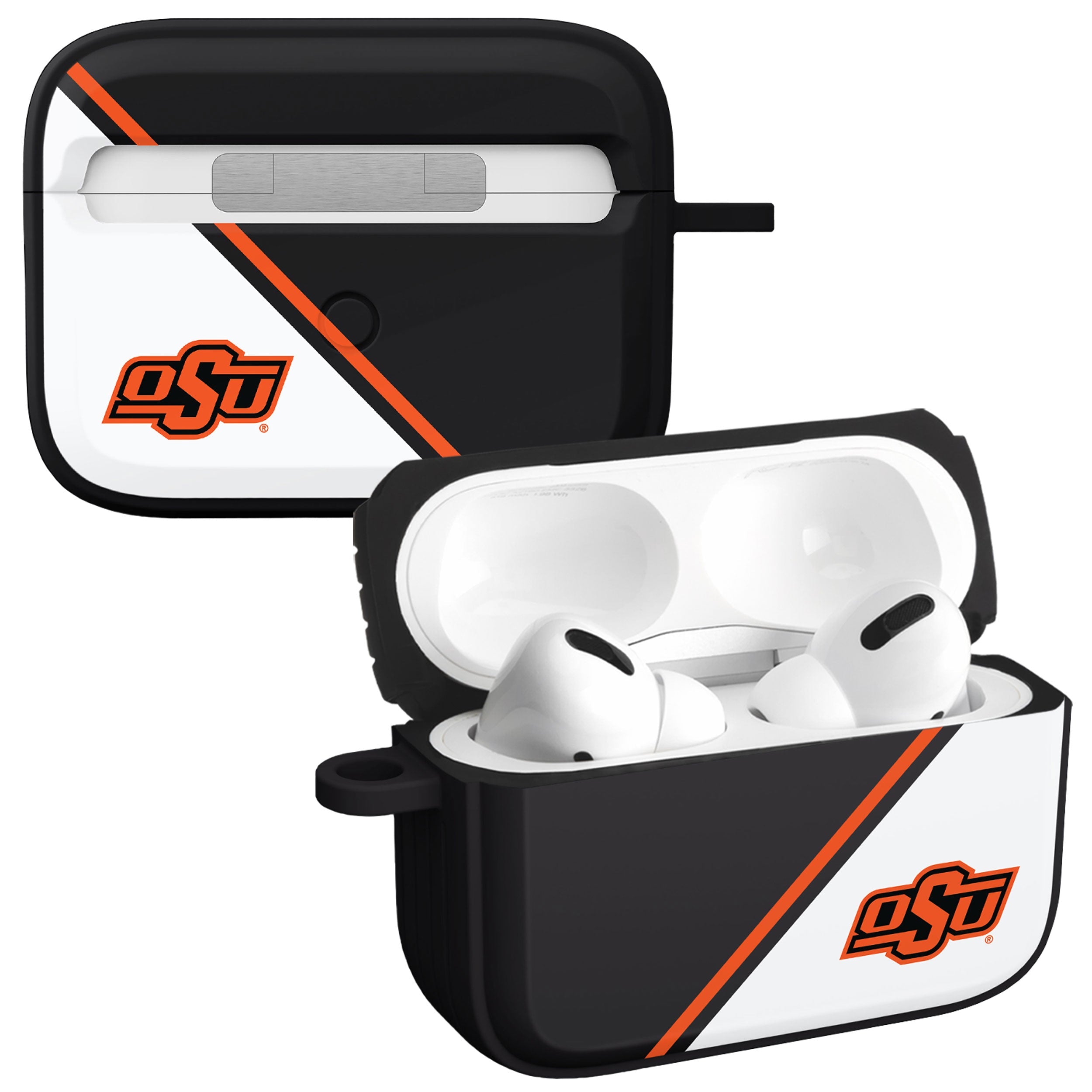 Oklahoma State Cowboys HDX Champion Series Apple AirPods Pro 1 & 2 Case Cover 1
