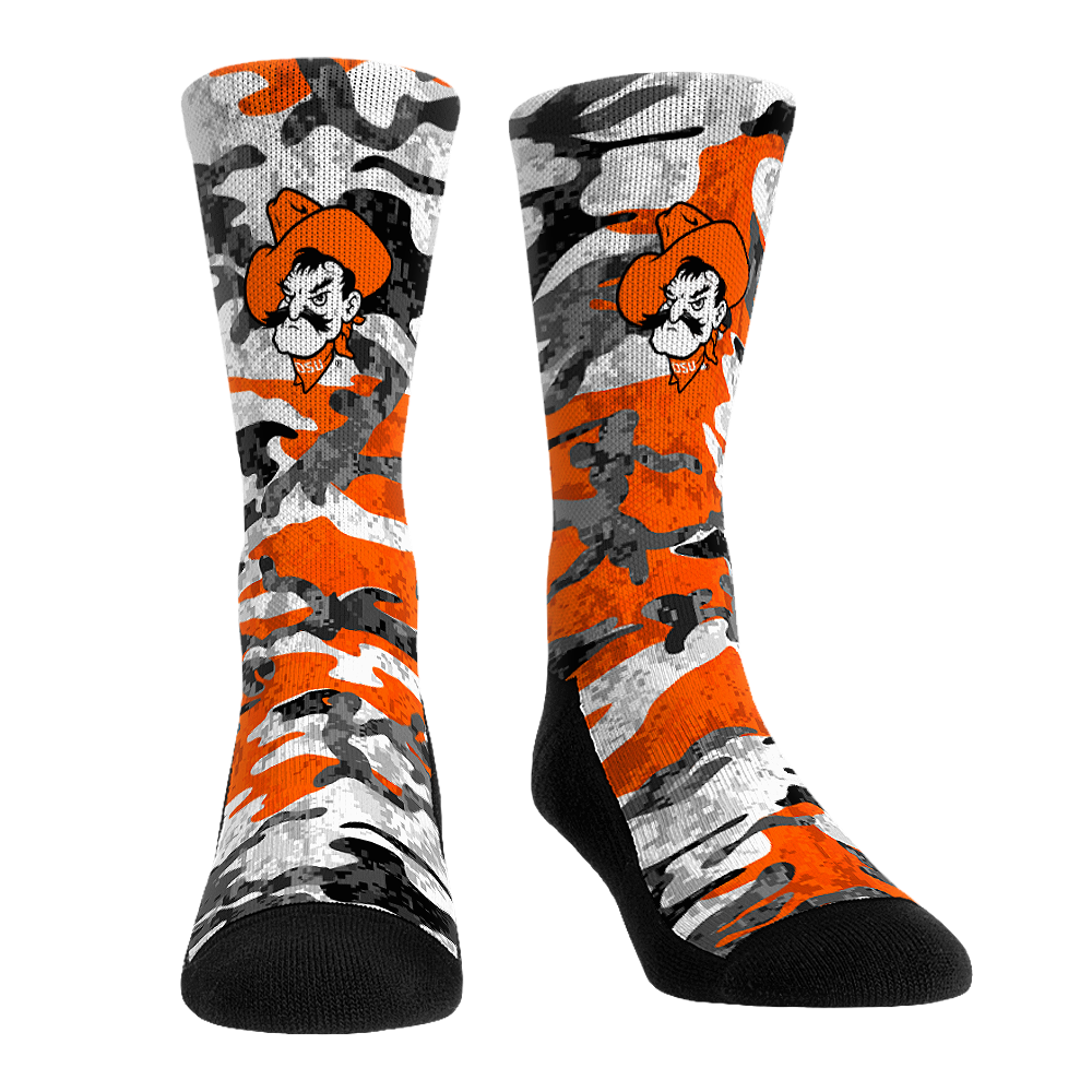 Oklahoma State Cowboys - What The Camo | Rock 'Em Socks 1