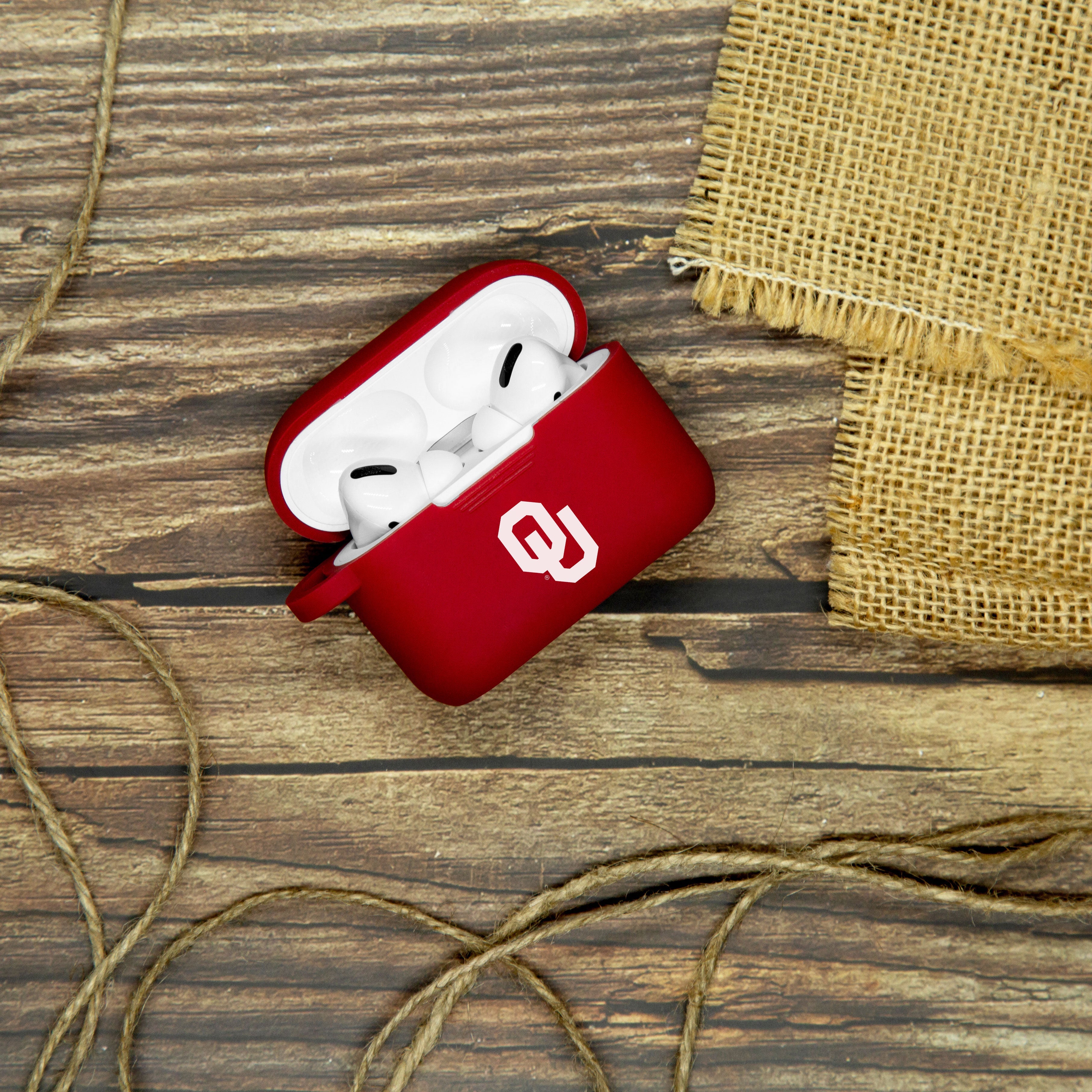 Oklahoma Sooners AirPods Pro 1 & 2 Case Cover | Affinity Bands 3