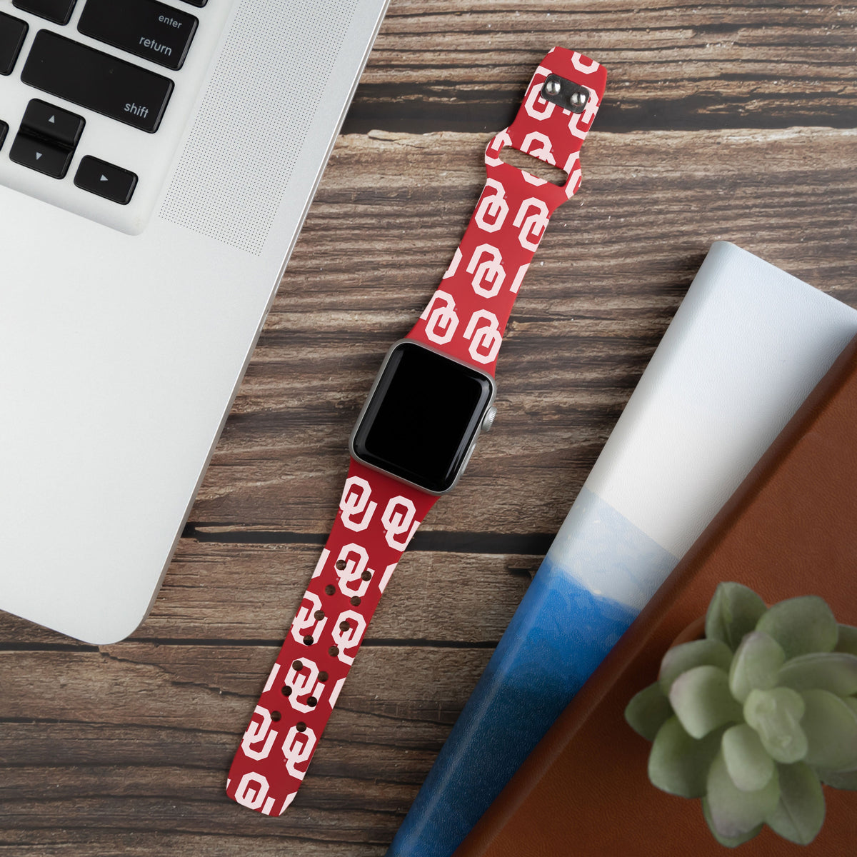 Oklahoma Sooners HD Apple Watch Band | Affinity Bands 6