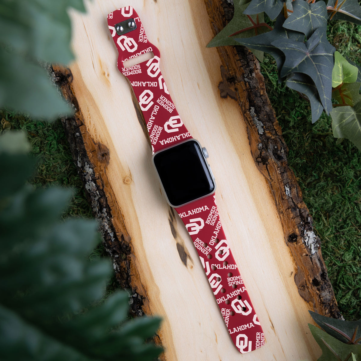Oklahoma Sooners HD Apple Watch Band | Affinity Bands 10