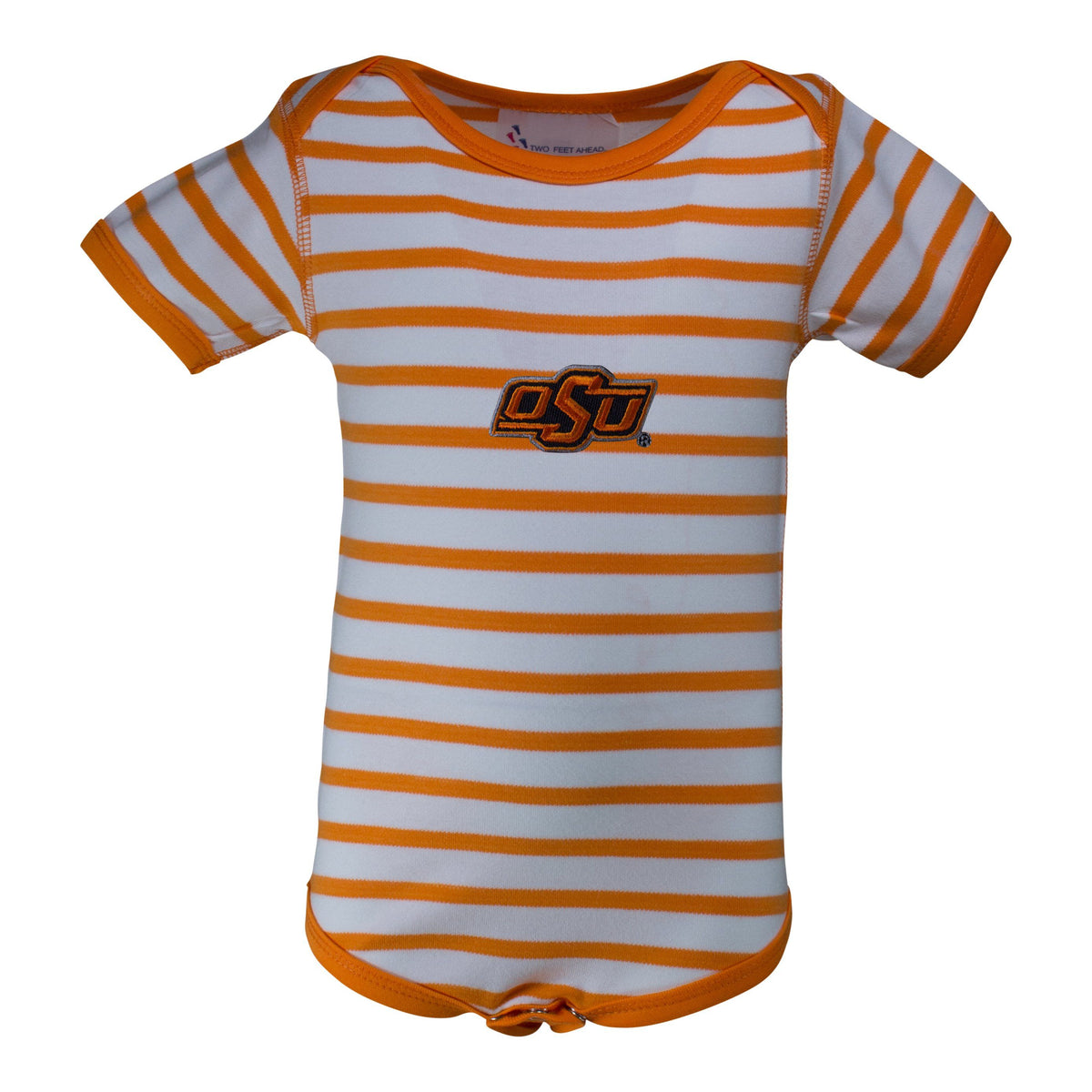 Oklahoma State Stripe Lap Shoulder Creeper | Two Feet Ahead