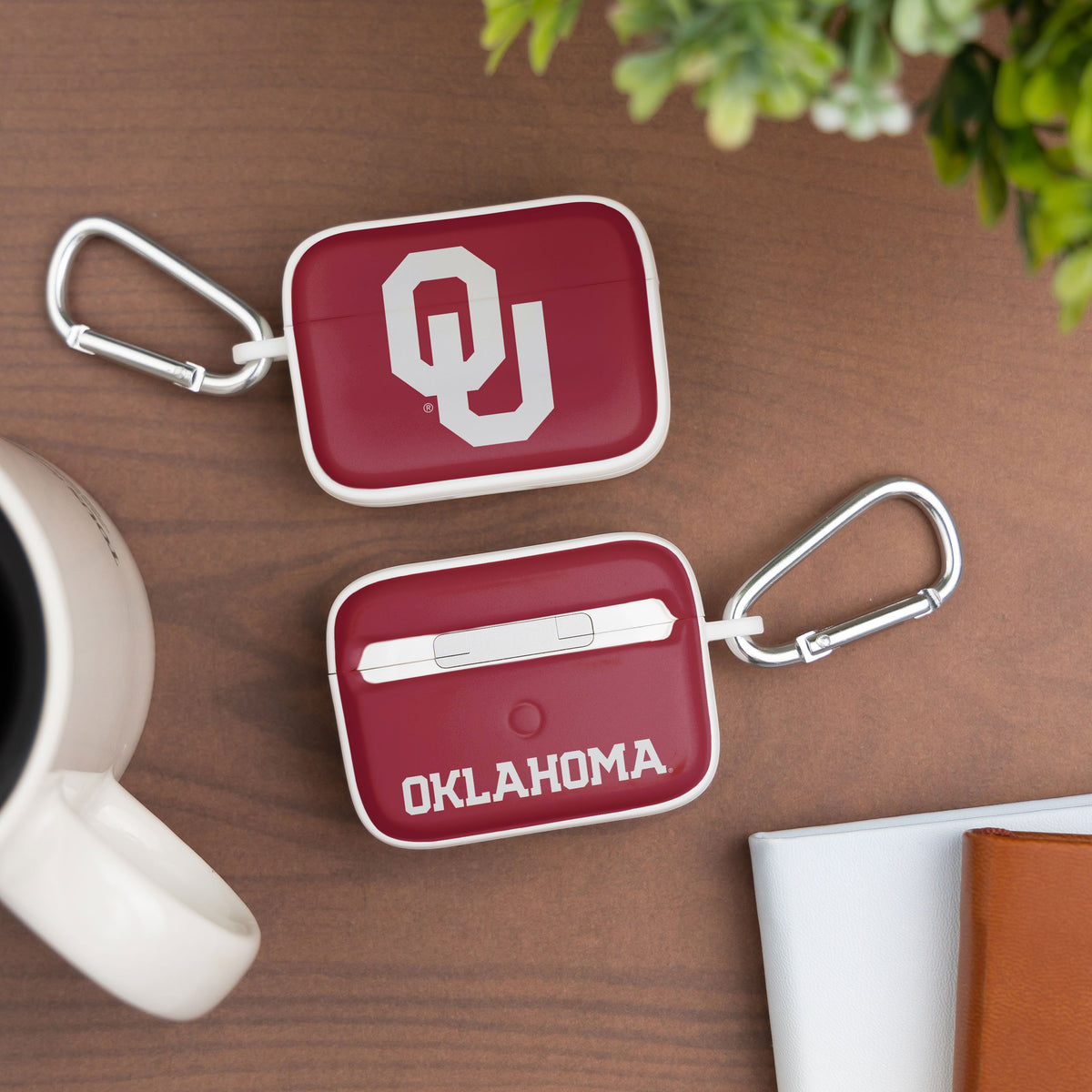 Oklahoma Sooners HDX Apple Airpods Pro 1 & 2 Case Cover | Affinity Bands 4