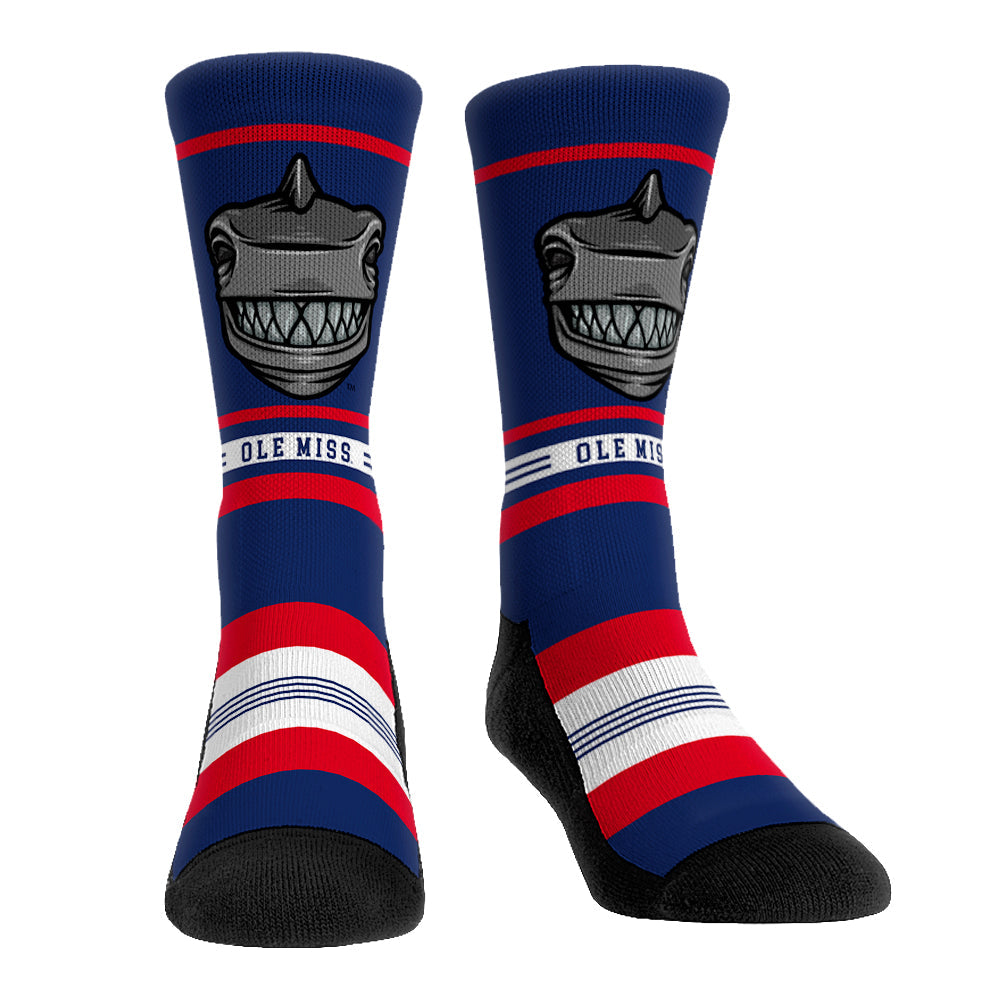 Ole Miss Rebels - Game Face Mascot | Rock 'Em Socks 1