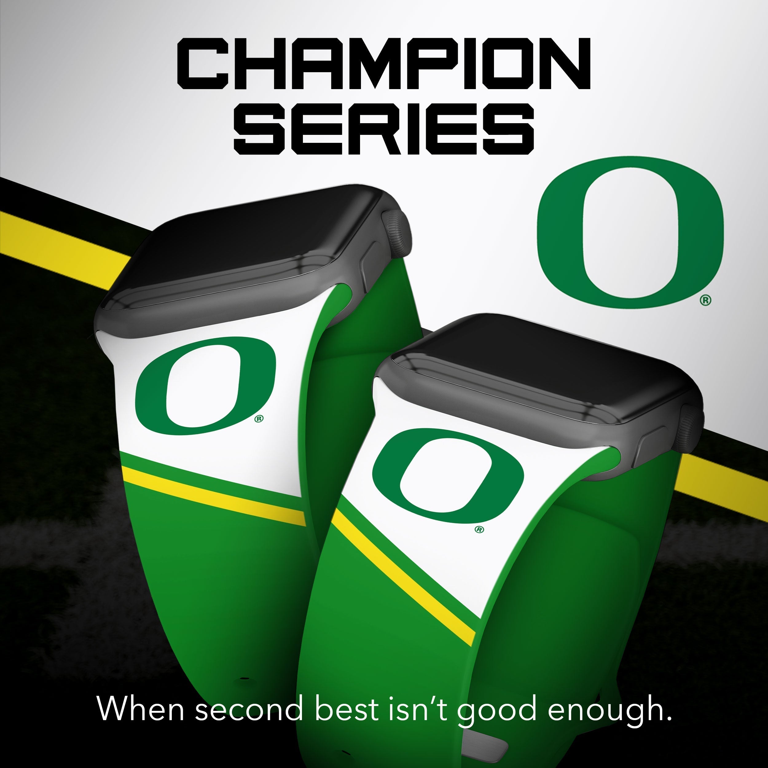 Oregon Ducks HD Apple Watch Band 18