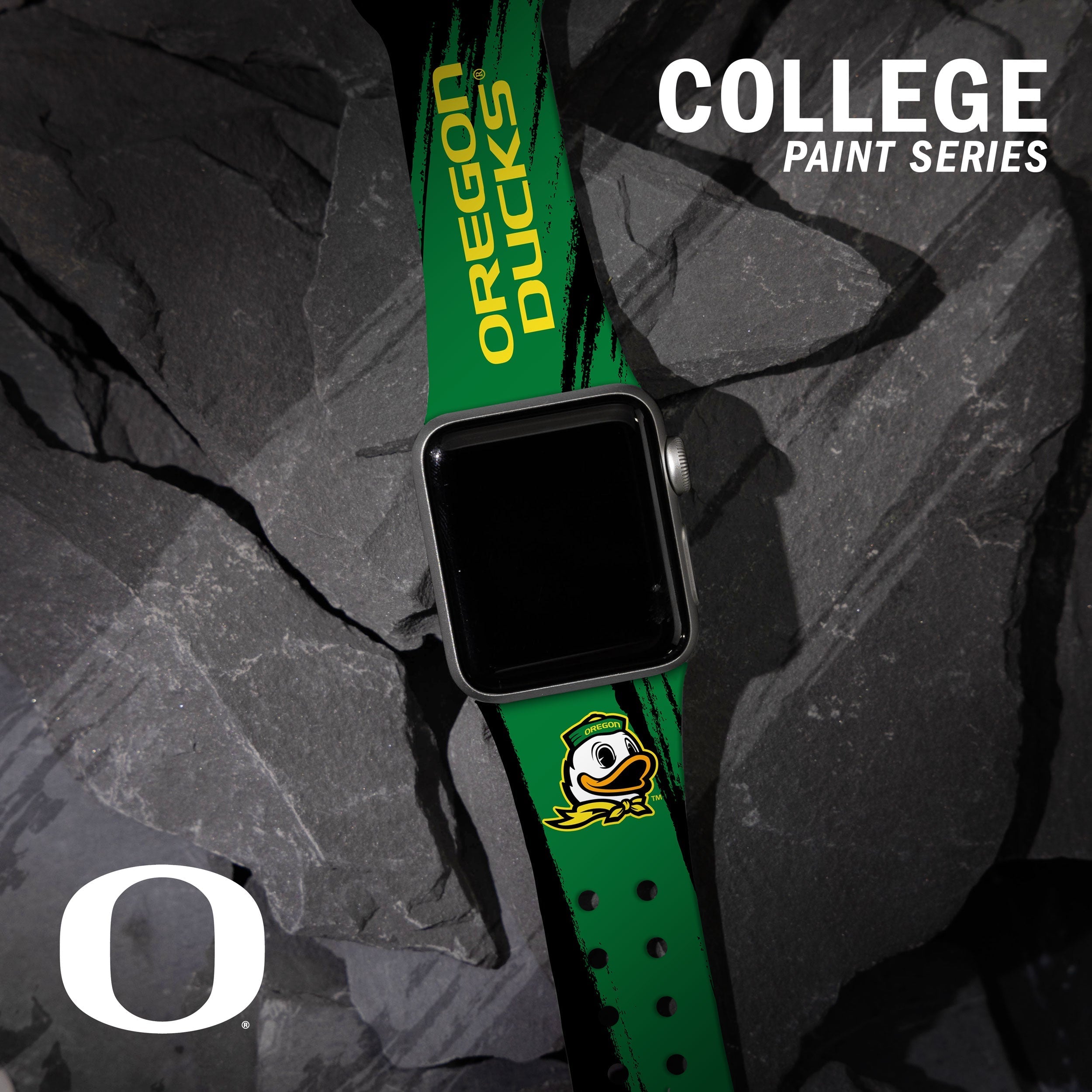 Oregon Ducks HD Apple Watch Band 27