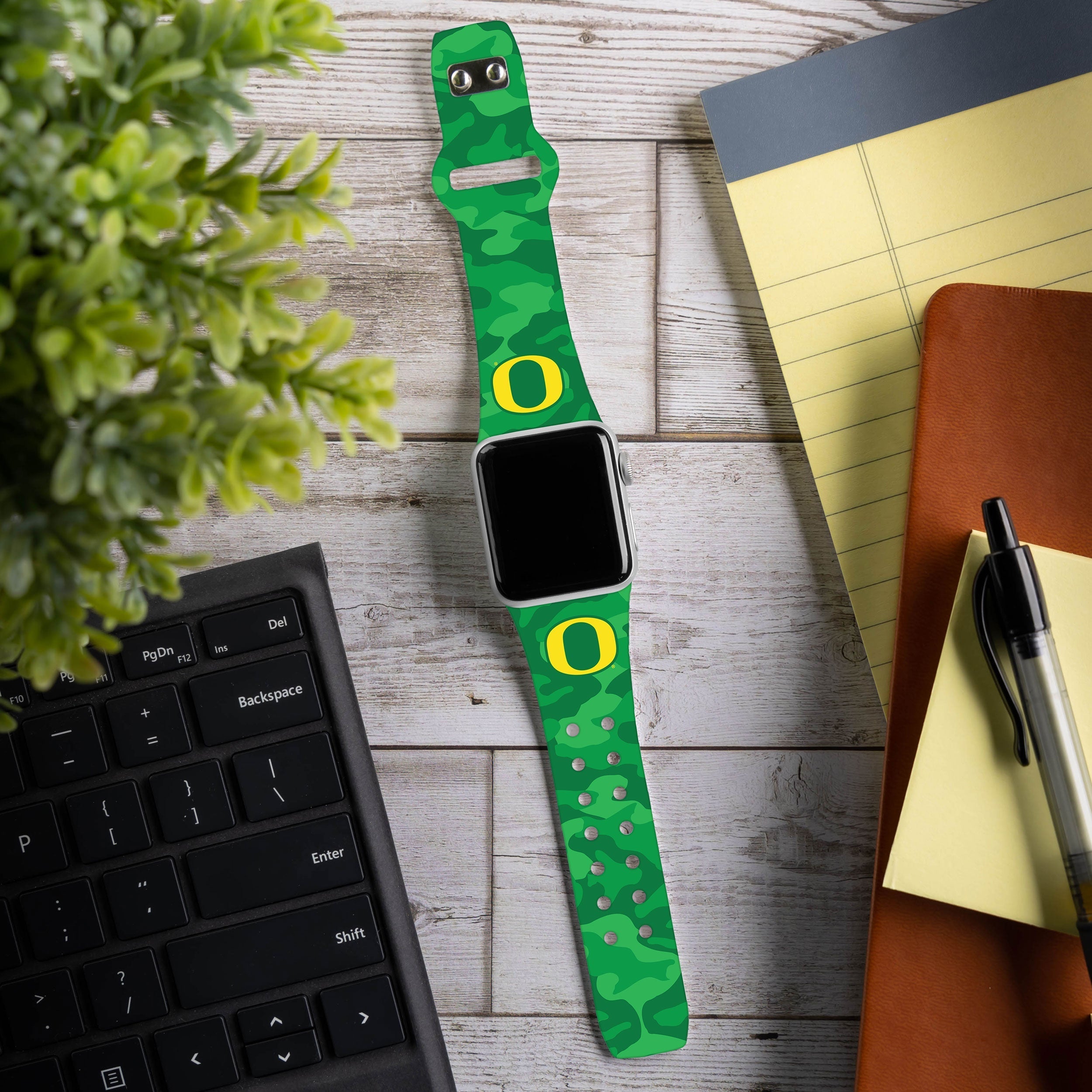 Oregon Ducks HD Apple Watch Band 23