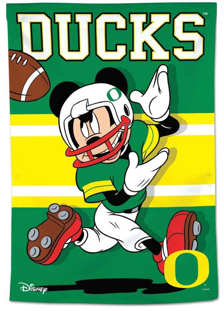 Oregon Ducks Flag Mickey Mouse Football House Banner
