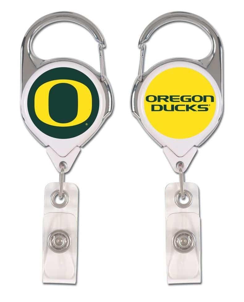 Oregon Ducks Reel 2 Sided Retractable Badge Holder