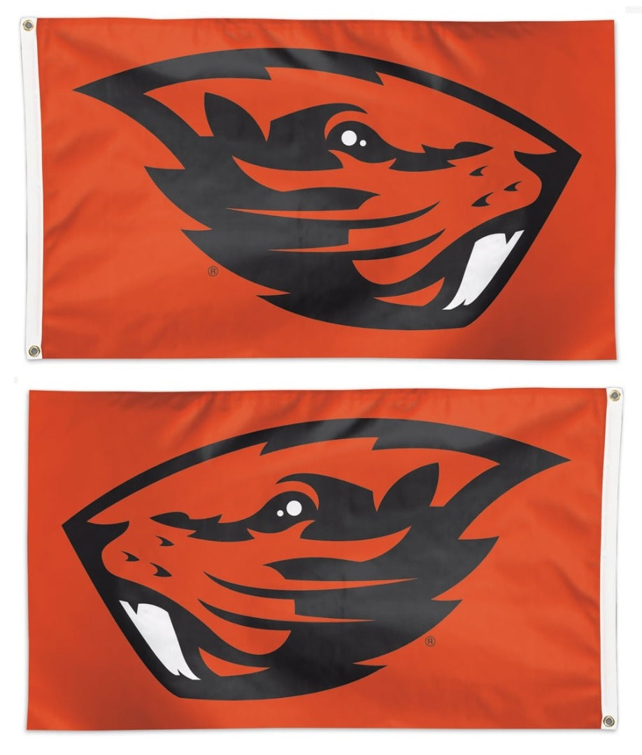 Oregon State Beavers Flag 3x5 Orange