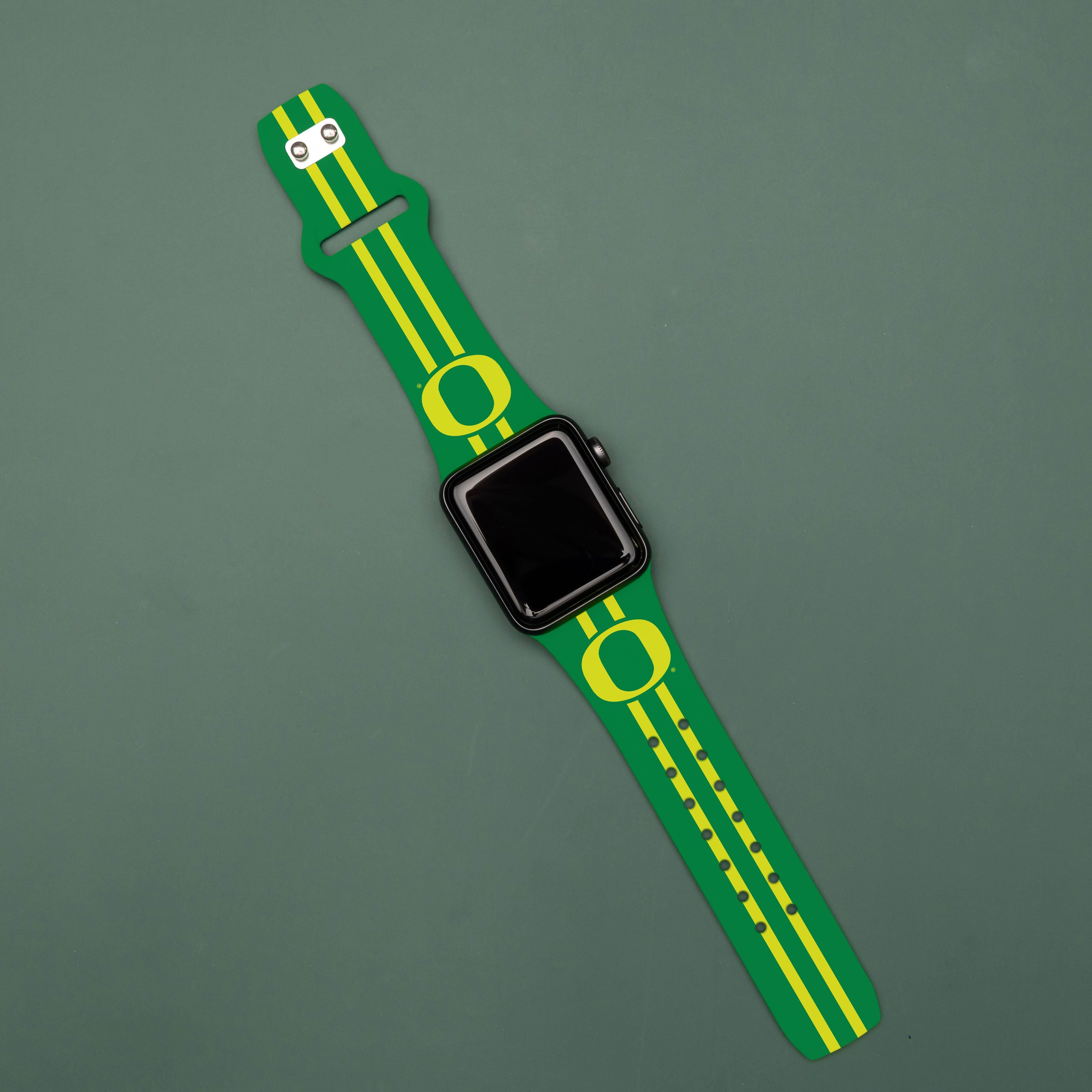 Oregon Ducks HD Apple Watch Band 3