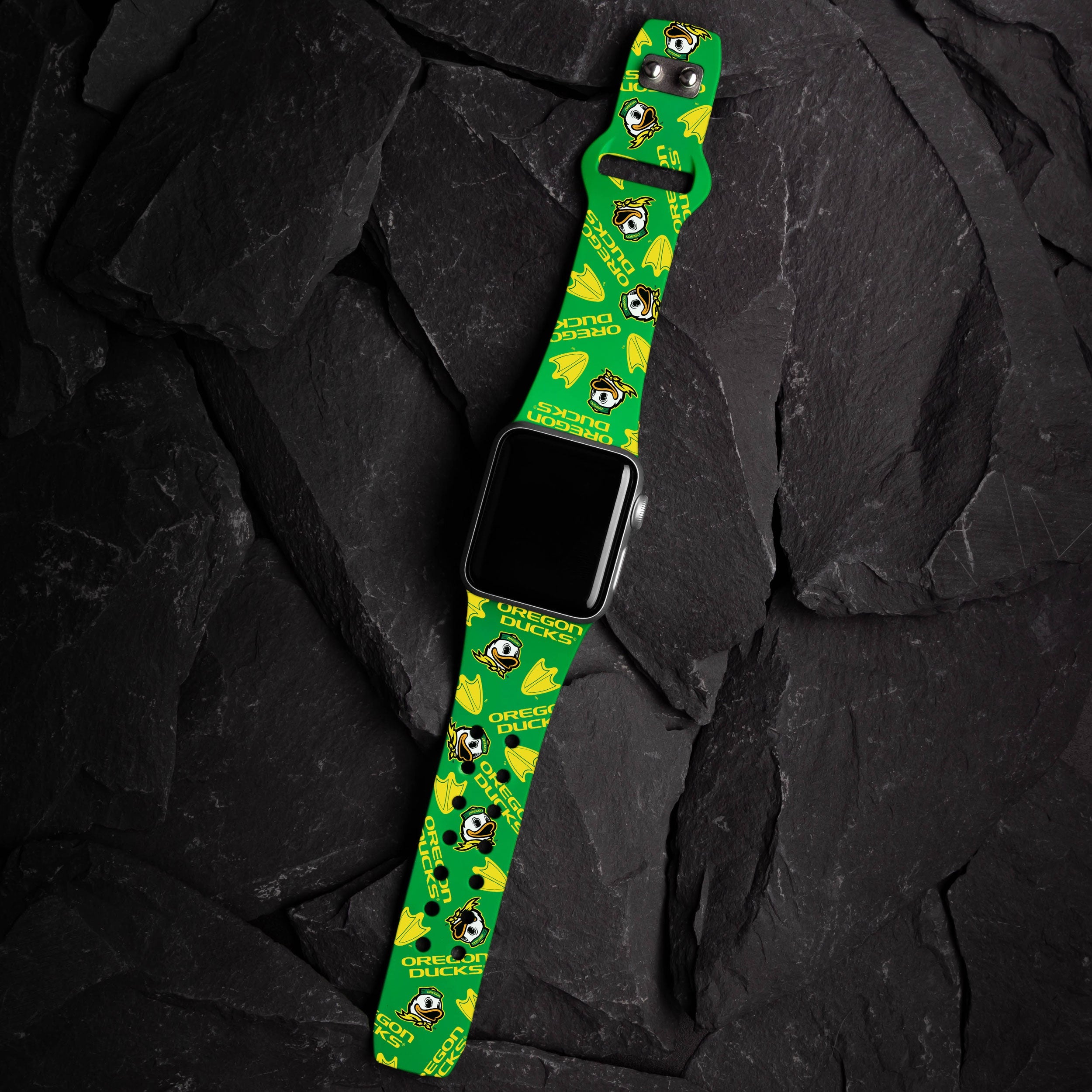 Oregon Ducks HD Apple Watch Band 11