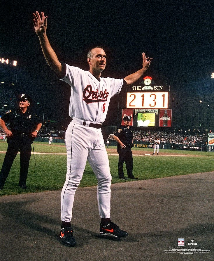 Cal Ripken, Jr. Baltimore Orioles 2131st Game 8" x 10" Baseball Photo 1